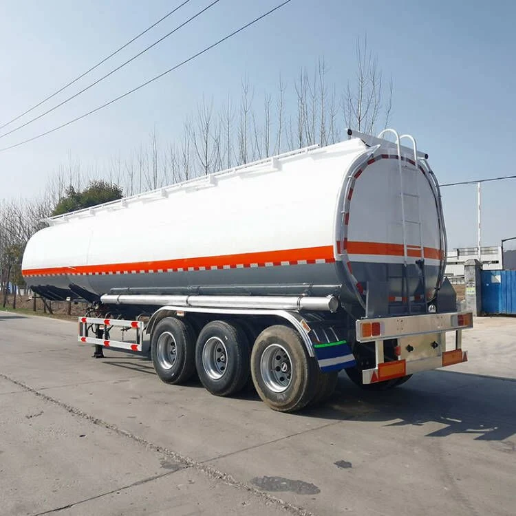 3 Axles/ 40000L/42000L/45000L Carbon Steel/Stainless Steel/Aluminum Alloy Tank/Tanker Truck Semi Trailer for Oil/Fuel/Diesel/Gasoline/Crude/Water/Milk Transport