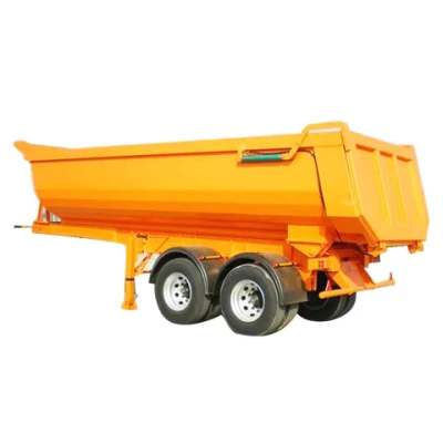 40 Ton 50 Ton Side Tipper / Rear Dumper Semi Trailer 3 Axles Used Dump Truck Trailer for Sale
