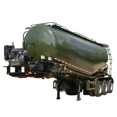 3 Axle 40cbm 60tons Heavy Duty Bulk Cement Tanker Truck Trailer