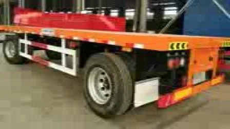 20FT and 40FT Full Trailer with Drawbar/40ton Flatbed Dolly Drawbar Full Trailer