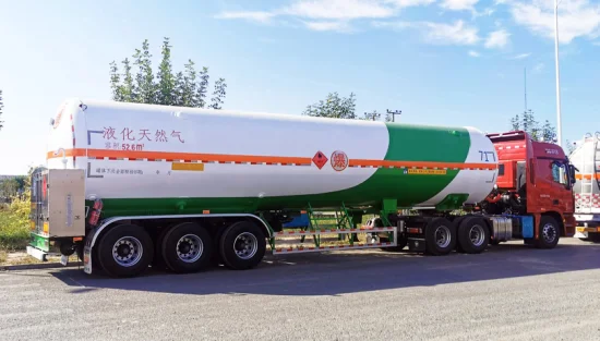 Cryogenic LNG Storage Vehicle Natural Gas Cylinder Containers Tanks LNG Tanker Trailer
