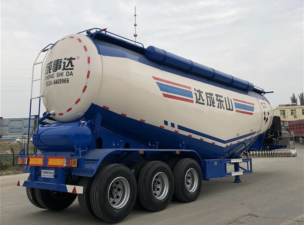 3 Axles 30cbm 35cbm Cubic Meter Cement Silo Tanker Trailer for Kenya