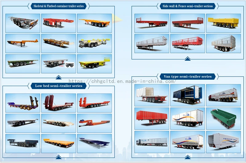 ISO CCC Approved 3 Axles 28t Fence Cargo Trailer