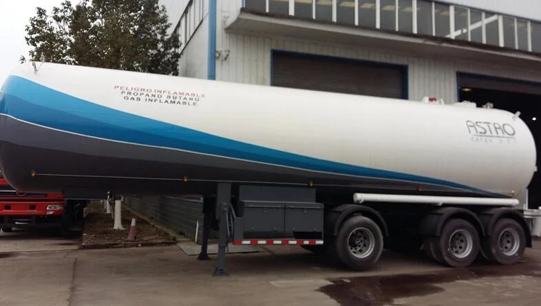 2021luen Most Sales 4 Axles 90m3 Fuel Tank Semi Trailer LPG Oil Tank Trailer