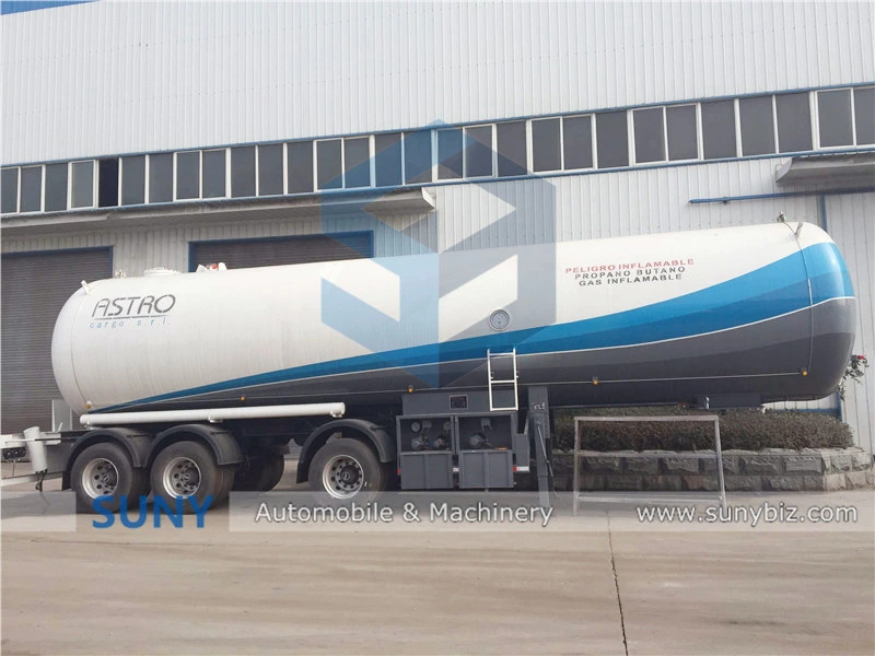 Africa Used LPG Gas Tank Transport Trailer