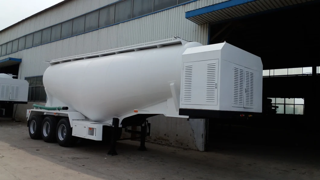 Powder Material Transport Service Tanker Bulker Silo Trailer Bulk Cement Tank Semi Trailer