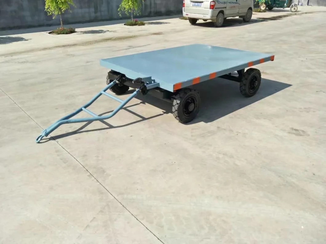 Easy to Carry Luggage Flatbed Trailers for Sale Flat Deck Semi-Trailer Low Flat Bed Full Trailer