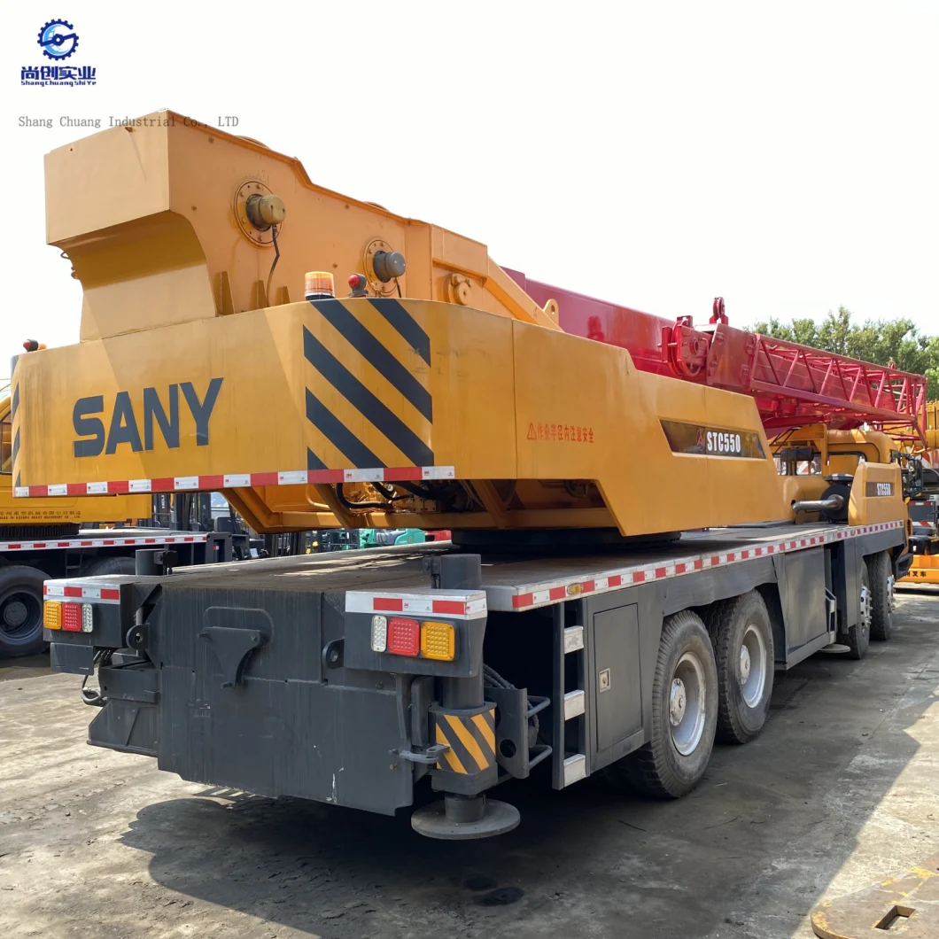 Nuevo/Usado Sanyy Stc550 Modelo 50ton Stc750 70ton 100ton 160ton Brazo Gr&uacute; a De Cinco Secciones Cami&oacute; N Gr&uacute; a Hidr&aacute; Ulico Crane