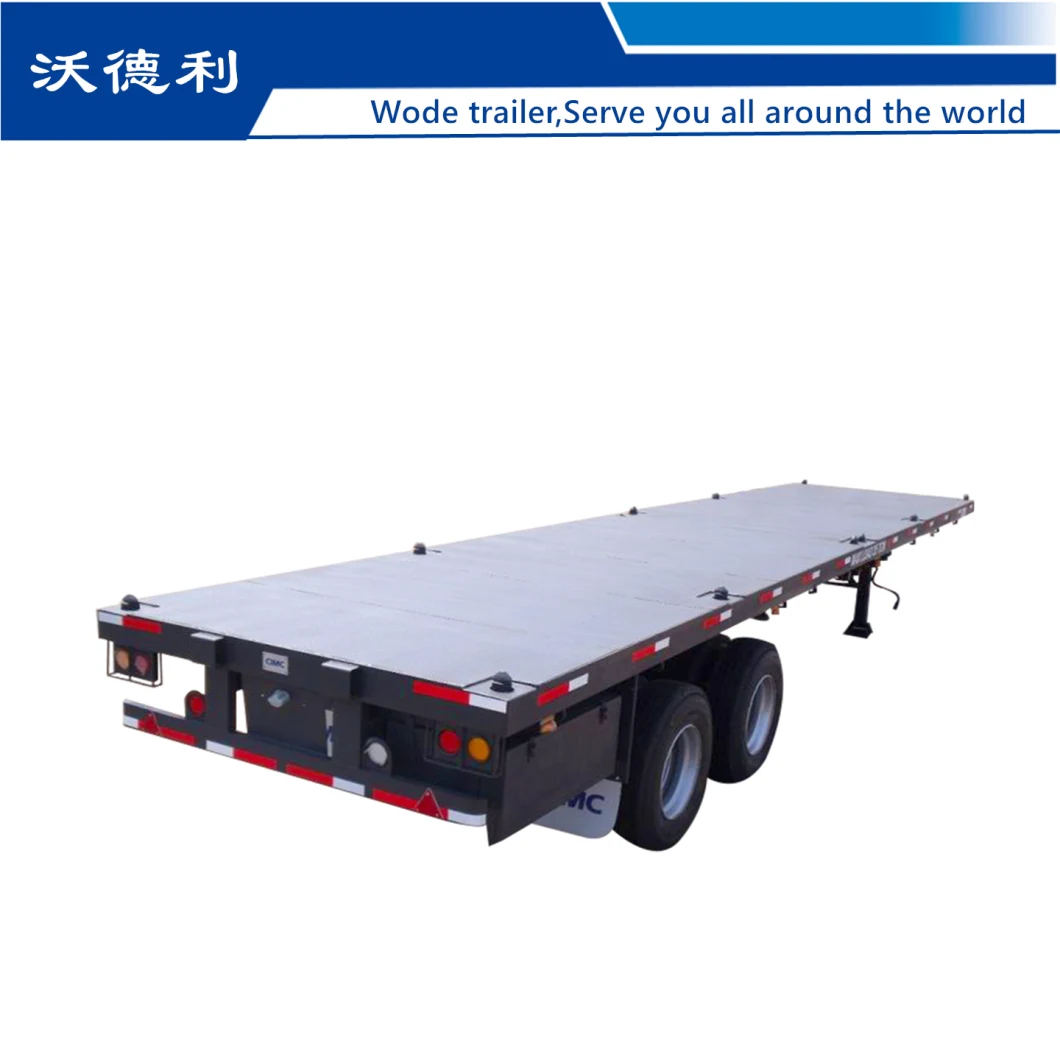 4 Axle Flatbed Drawbar Pulling Dolly Full Semi Truck Trailer