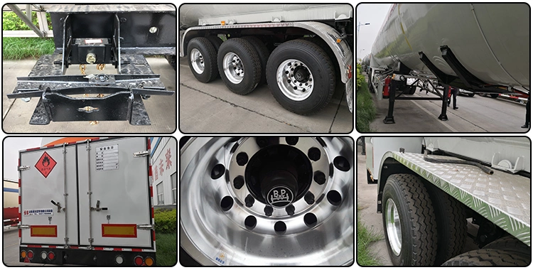 Tanker Semi Trailer CO2 Tank Semi Trailer LNG Truck Trailer