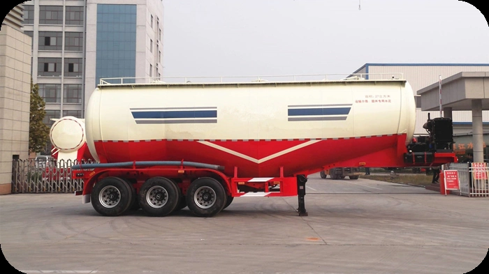 Cement Bulk Carrier Tank Trailer 50 Mt Bulk Powder Material Tanker