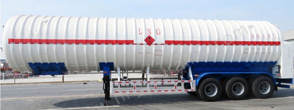 Cryogenic LNG Storage Vehicle Natural Gas Cylinder Containers Tanks LNG Tanker Trailer