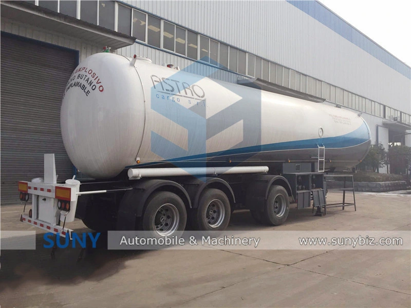 Africa Used LPG Gas Tank Transport Trailer