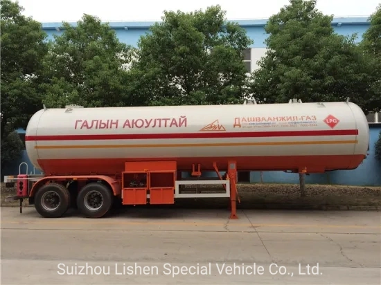 2 Axles 40000L Gas LPG Tank Semi Trailer