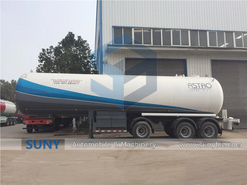 Africa Used LPG Gas Tank Transport Trailer