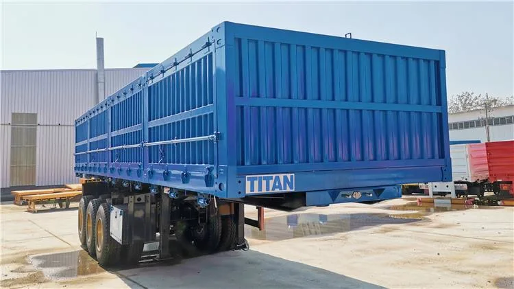 Tri Axle 34 Ton Semi Side Tipper Dump Trailer for Sale in Nigeria with Cheap Trailer