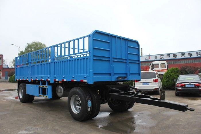 Good Quality 2/3 Axle Fence Cargo Trailers/Flatbed Full Trailer