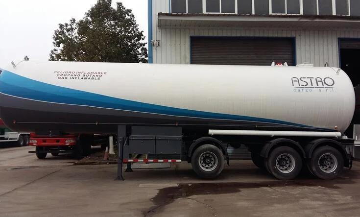 2021luen Most Sales 4 Axles 90m3 Fuel Tank Semi Trailer LPG Oil Tank Trailer