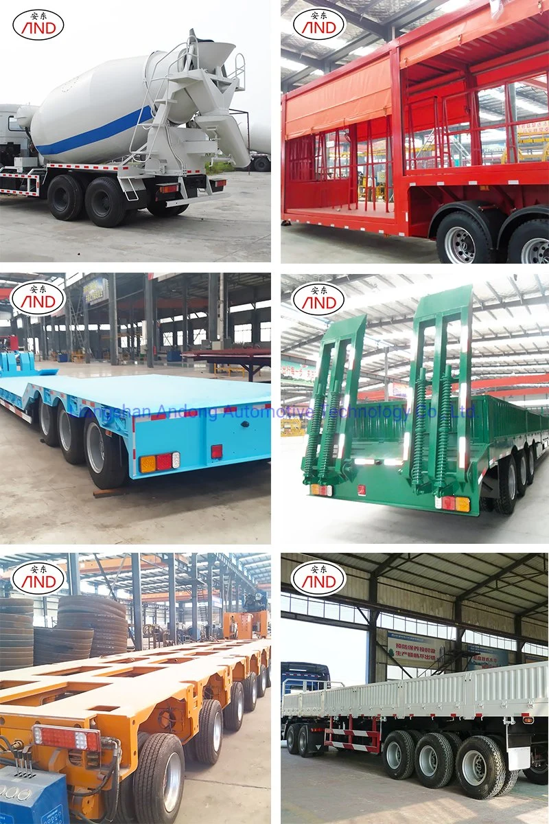 China U-Shaped End Rear Tipper Dumper Dump Semi Truck Trailer Manufacturers